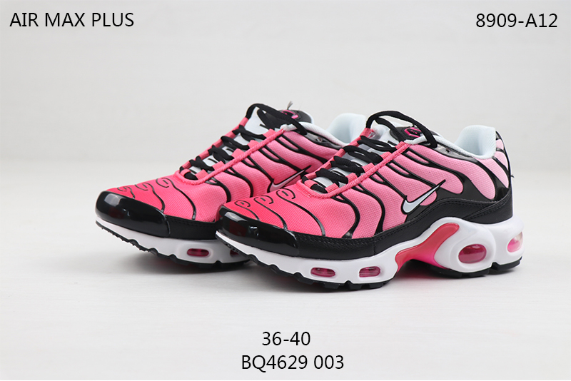 2020 Women Nike Air Max PLUS TN Peach Red Black White Shoes